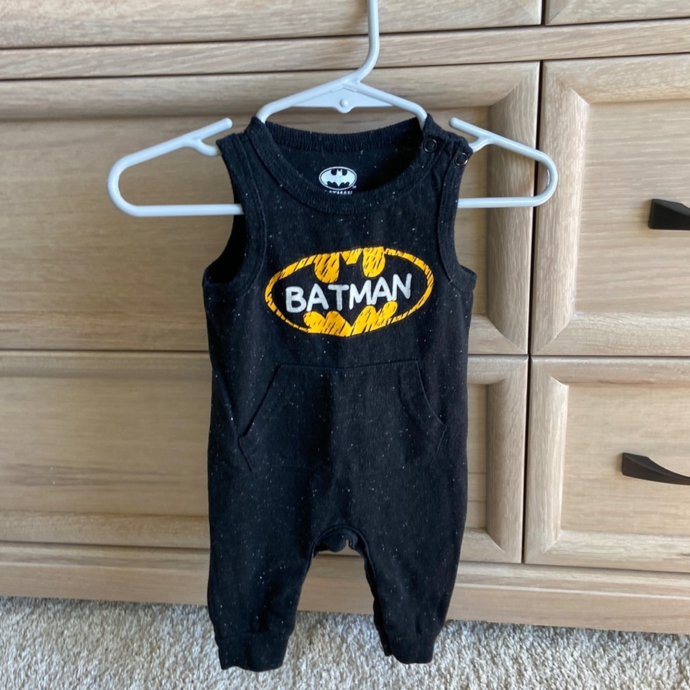 Batman 0-3 month outfit